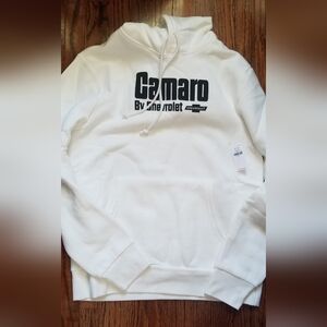 Old Navy White Chevrolet Camaro Hoodie, Men's Small NWT